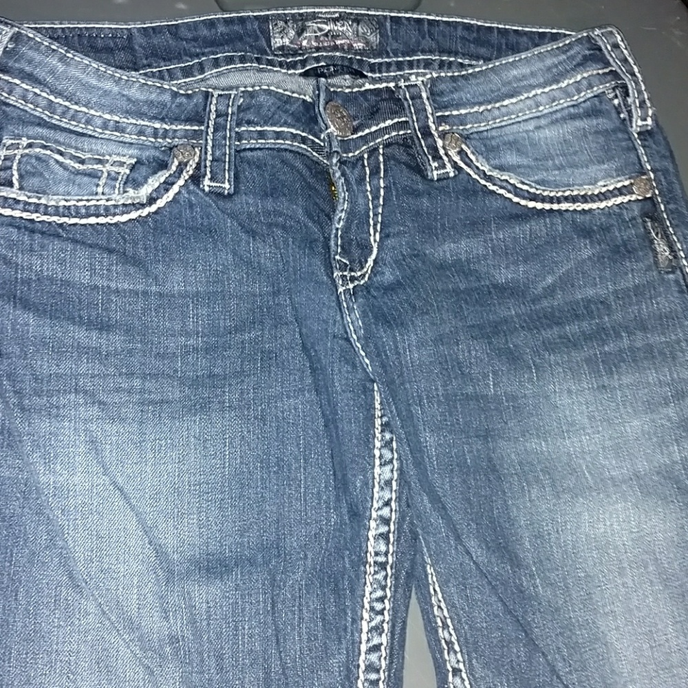 Silver jeans
